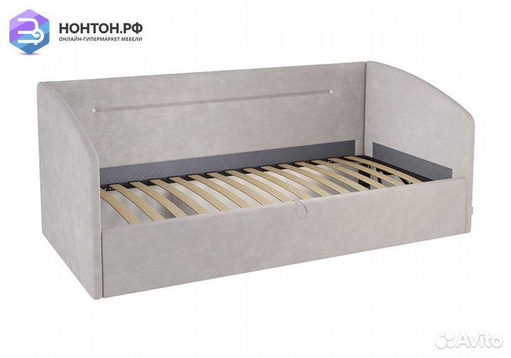 Софа Альба светло-серая