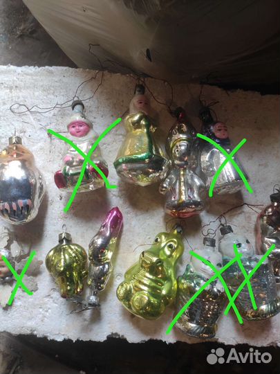 Елочные игрушки СССР