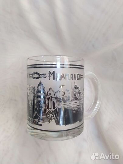 Кружка Мурманск, стекло