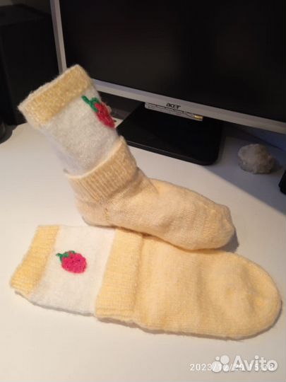 Шерстяные носки детские, взрослые