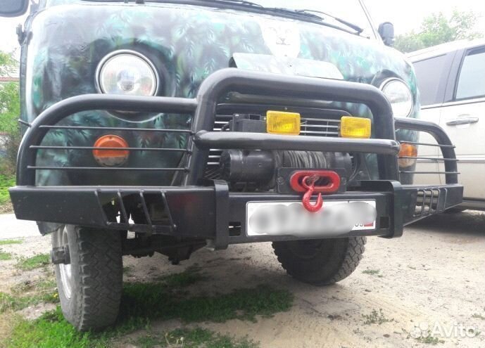 Передний бампер Медведь-2 УАЗ 452, 3303, 39094