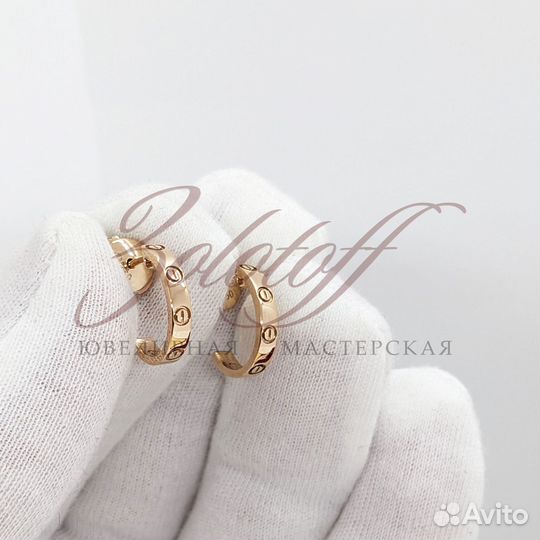Серьги Cartier Love