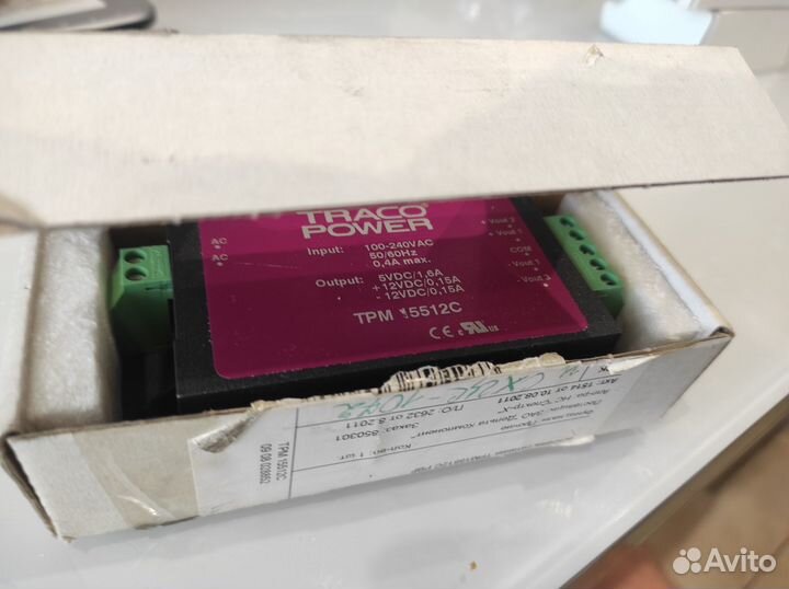 Блок / источник питания Traco Power TPM15512C