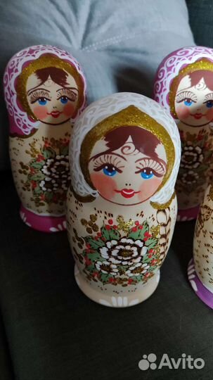 Матрёшки ручной работы, художественная роспись