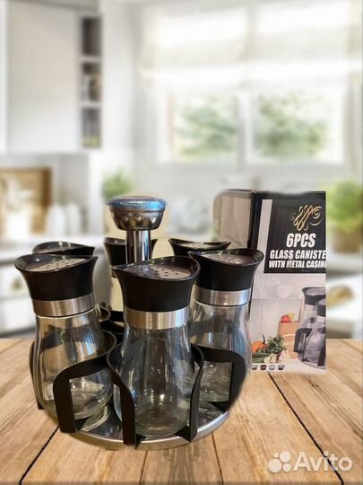 Набор баночек для специй