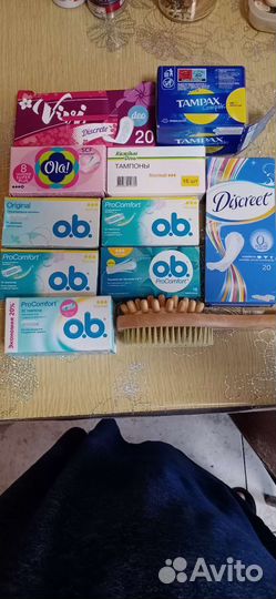 Тампоны ob, ежедневные прокладки