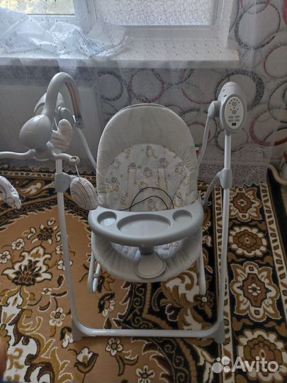 Детская электронная качель