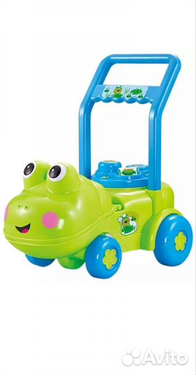 Машинка-каталка лягушка