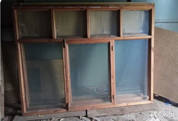 Деревянные оконные рамы бу