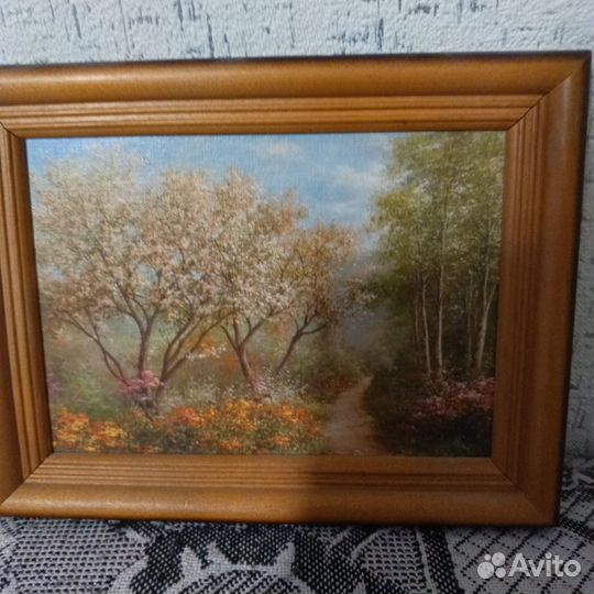 Картина маслом на холсте пейзаж