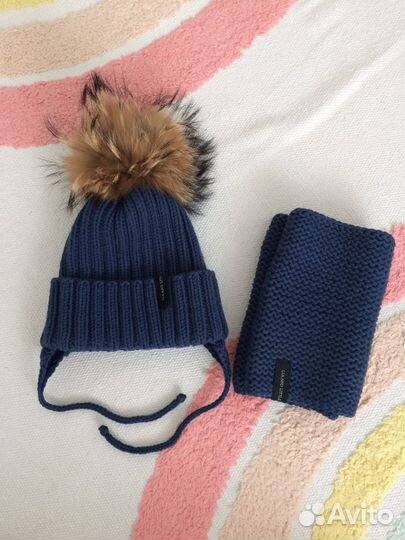 Шапка со снудом меринос