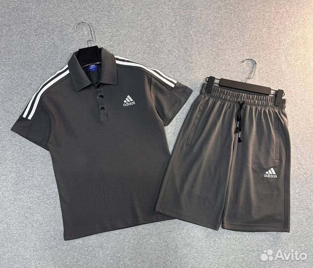 Летний костюм Adidas шорты+поло Adidas