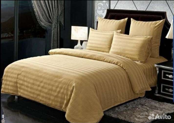 Белье постельное однотонное и цветное