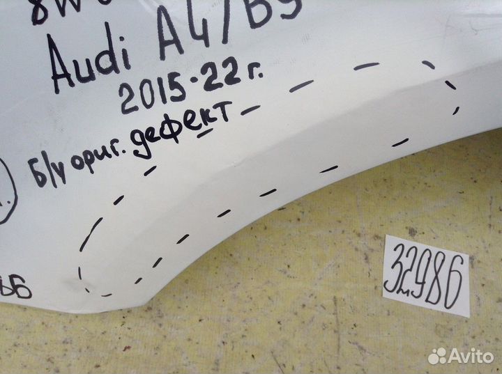 Audi A4 B9 Крыло Переднее Левое