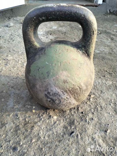 Гиря 24 кг СССР