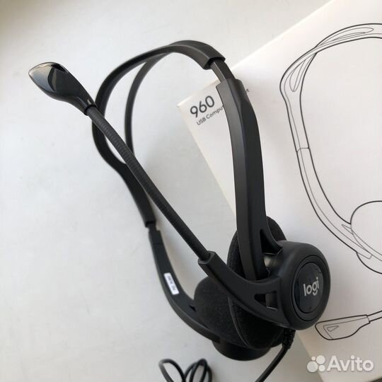 Компьютерная проводная гарнитура Logitech PC 960