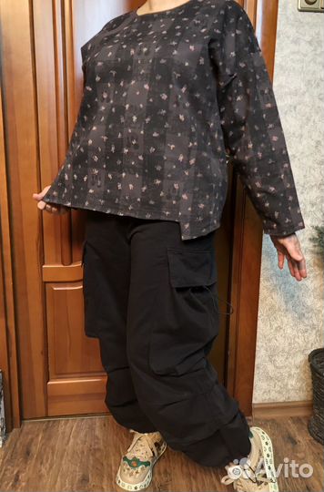 Свитшот хлопок оверсайз 50-54