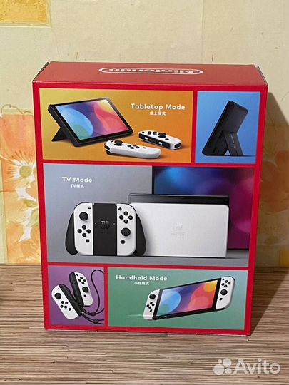 Nintendo Switch oled 64GB (белый)