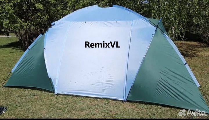 Палатка туристическая четырехместная двухкомнатная