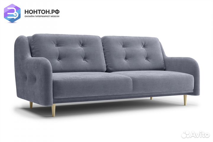 Диван книжка Глосс темно-серый