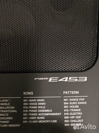 Синтезатор yamaha psr e453