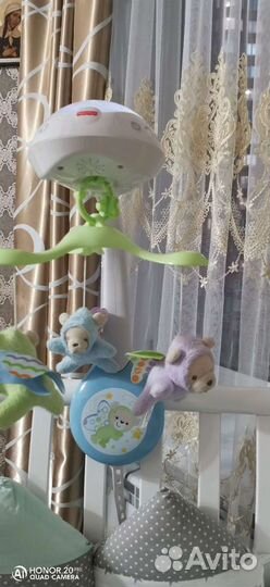 Мобиль на кроватку с проектором