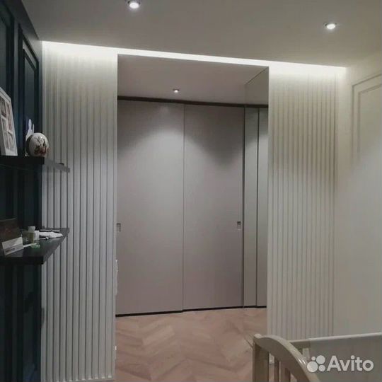 Реечные перегородки для зонировария