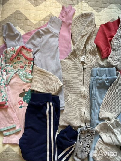Детские вещи пакетом 86 92