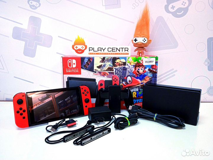 Nintendo Switch Прошитая (1 ревизия) +128gb б/у