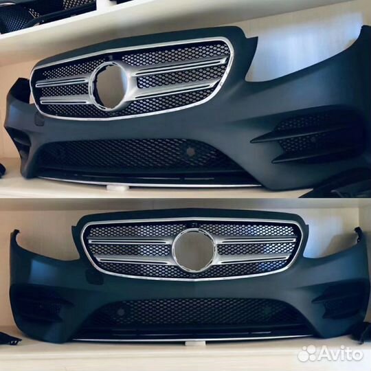 Передний бампер AMG Mercedes на W213