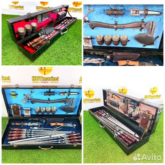 Набор шампуров подарочный