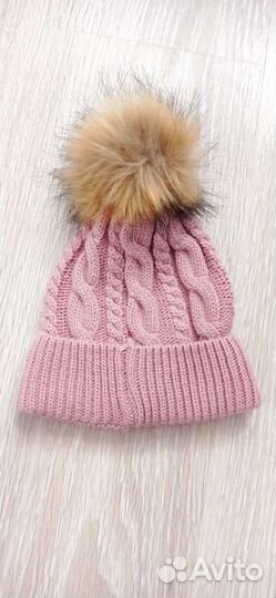 Шапка для девочки 48 см(6-12мес)