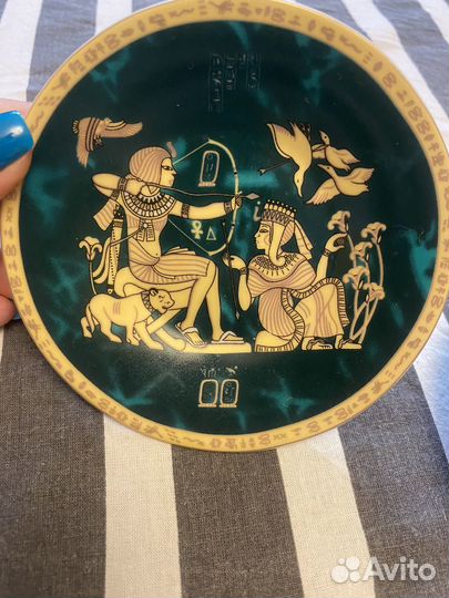 Фарфоровая египетская кофейная пара