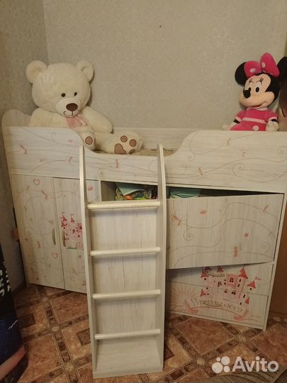 Детская кровать от 3 лет для девочки бу