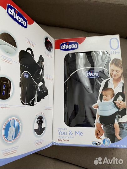 Рюкзак-кенгуру переноска Chicco You & Me