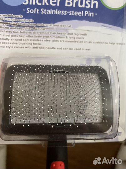 Пуходёрка для кошек/собак малая с мягким кордом