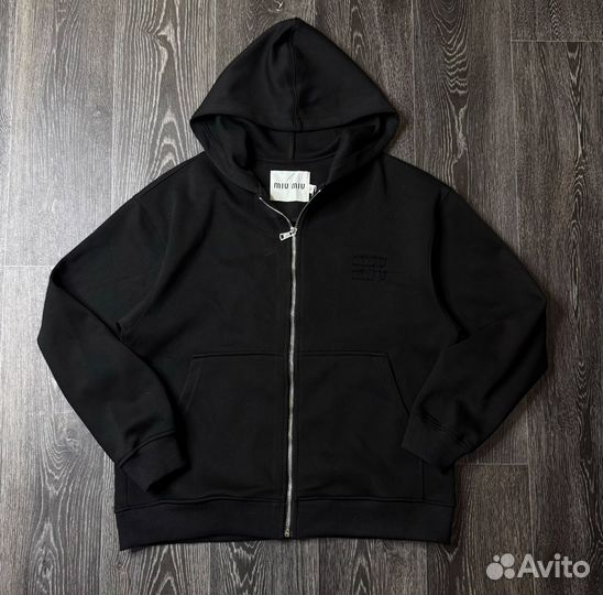 Зип худи miu miu