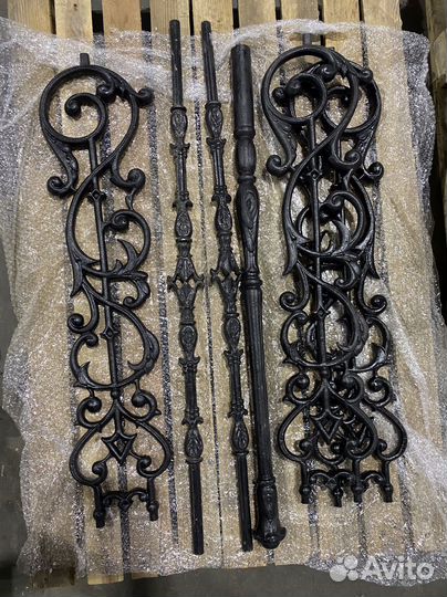 Балясины чугунные, каслинское литье