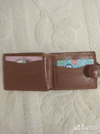 Кошелек нат.кожа, ручной работы