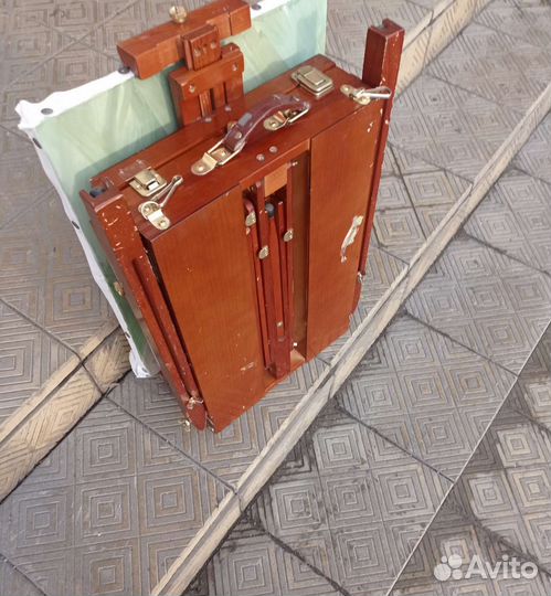 Мольберт этюдник б/у студийный большой деревянный