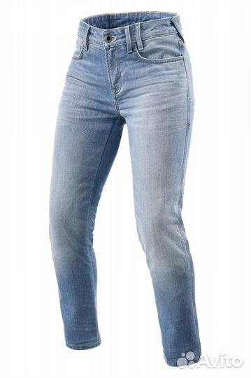 Motorradjeans Rev'It Shelby 2 SK Hellblau Used Damen blau