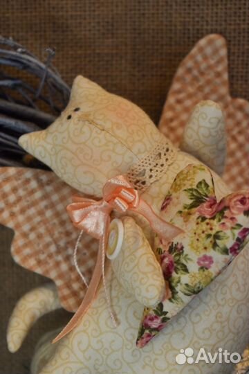 Новогодний венок ручной работы