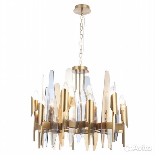 Подвесная люстра Crystal Lux Casa SP-PL12 Brass