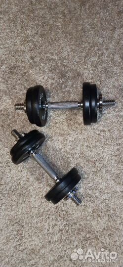 Гантели разборные 2шт. по 10кг