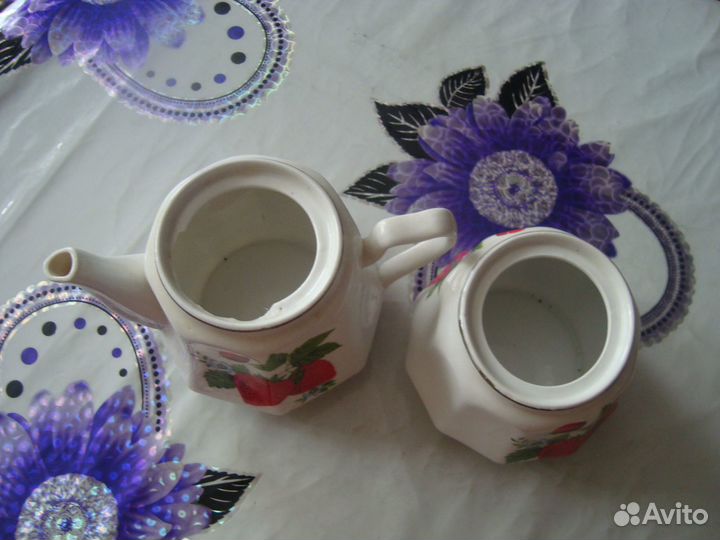 Чайник заварной и сахарница