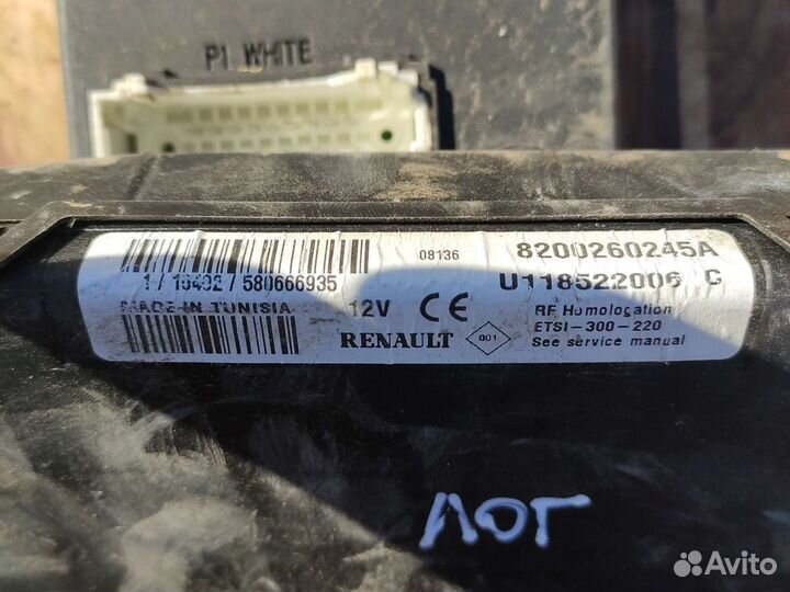 Блок комфорта Рено Логан 1