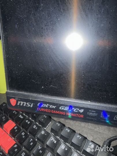 Монитор msi g27c4x битый