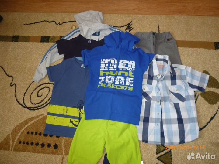 Продам вещи для мальчика пакетом на возраст 5-7лет