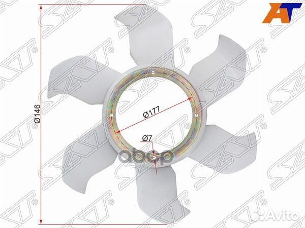 Крыльчатка вентилятора mitsubishi L200 05/paje