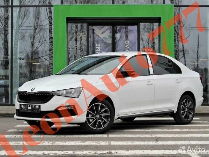 Бампер передний Skoda Rapid 2 2020-2023 белый (11)